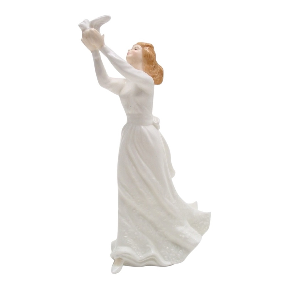 Royal Doulton Thinking of You Figurine Fine Bone China Sentiments 3124 Dove